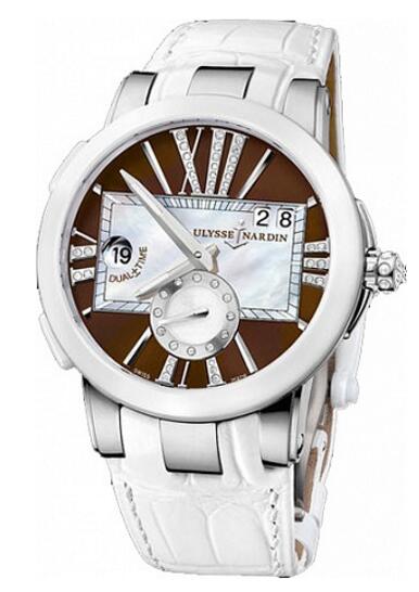 Review Ulysse Nardin Executive GMT Lady 243-10 / 30-05 replica watches